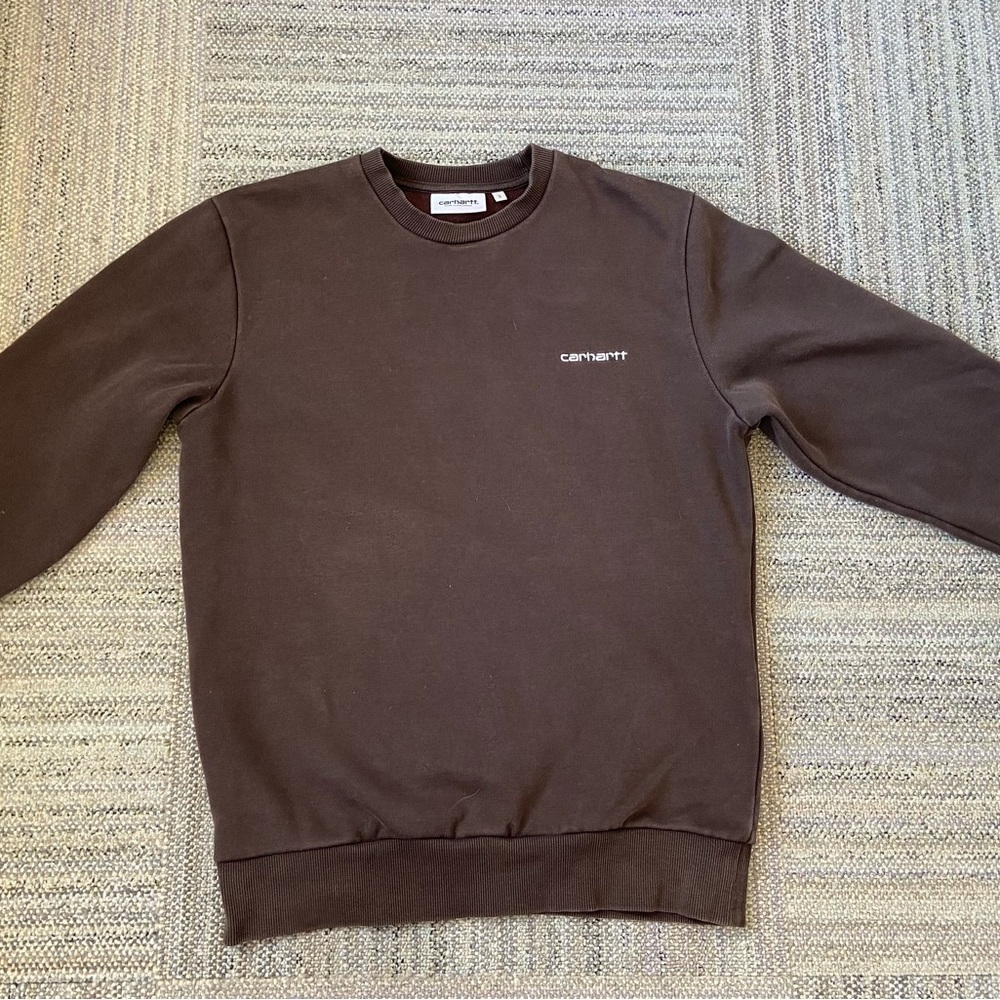 Carhartt Men’s brown sweatshirt SIZE S